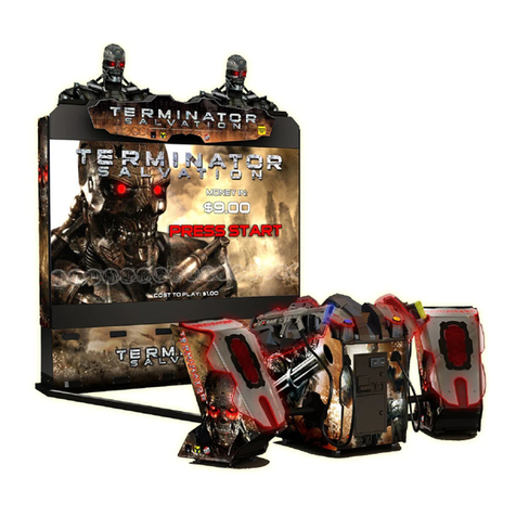 PlayMechanix Terminator Salvation Super Deluxe Setup and Operation Service Manual PlayMechanix Terminator Salvation Super Deluxe Setup and Operation Service Manual