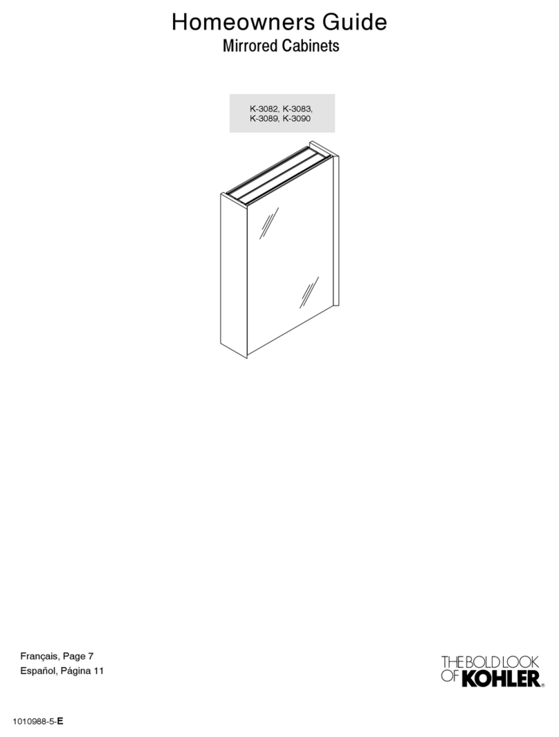 Kohler K-3082 Assembly instructions Kohler K-3082 Assembly instructions