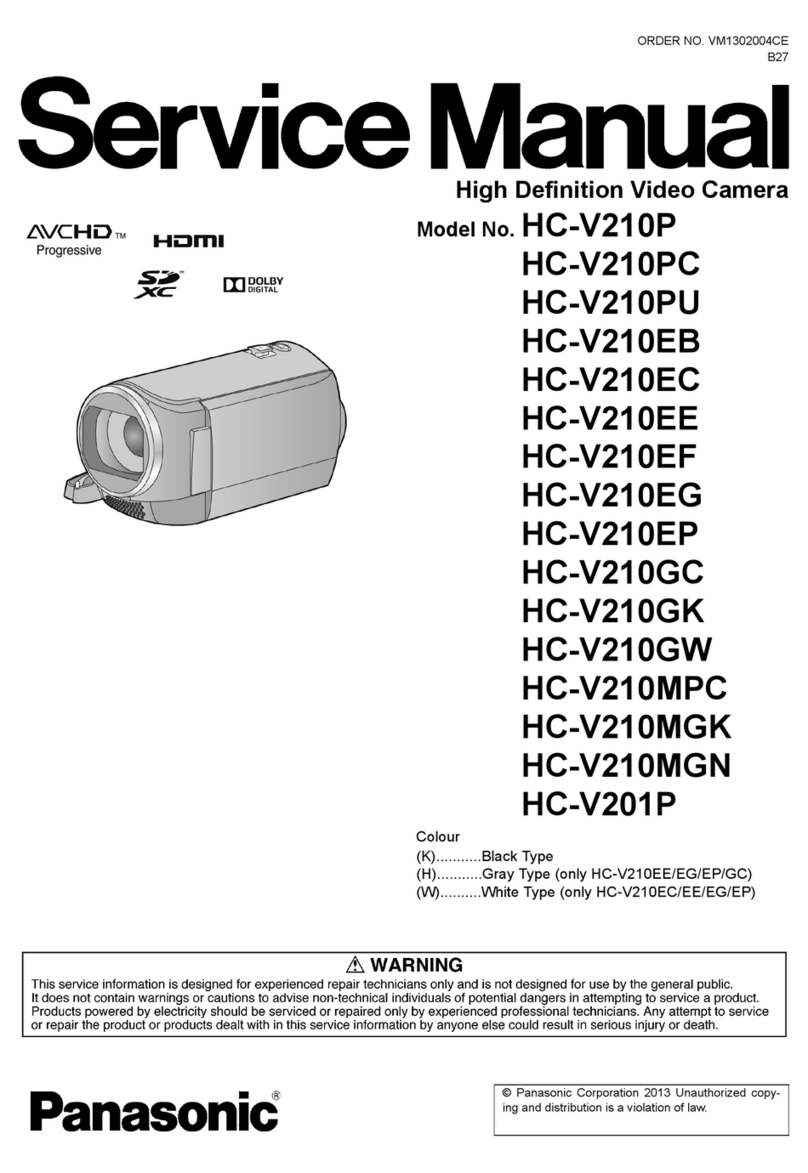 Panasonic HC-V210P User manual Panasonic HC-V210P User manual