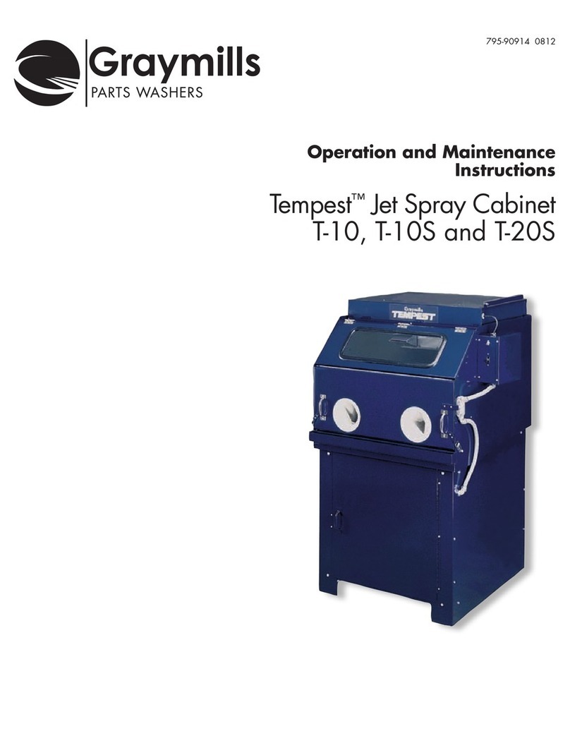 Graymills Tempest T-10 Operation and maintenance instructions