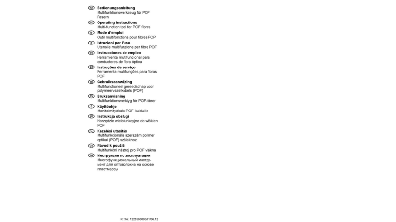 Weidmüller HTX-IE-POF operating instructions