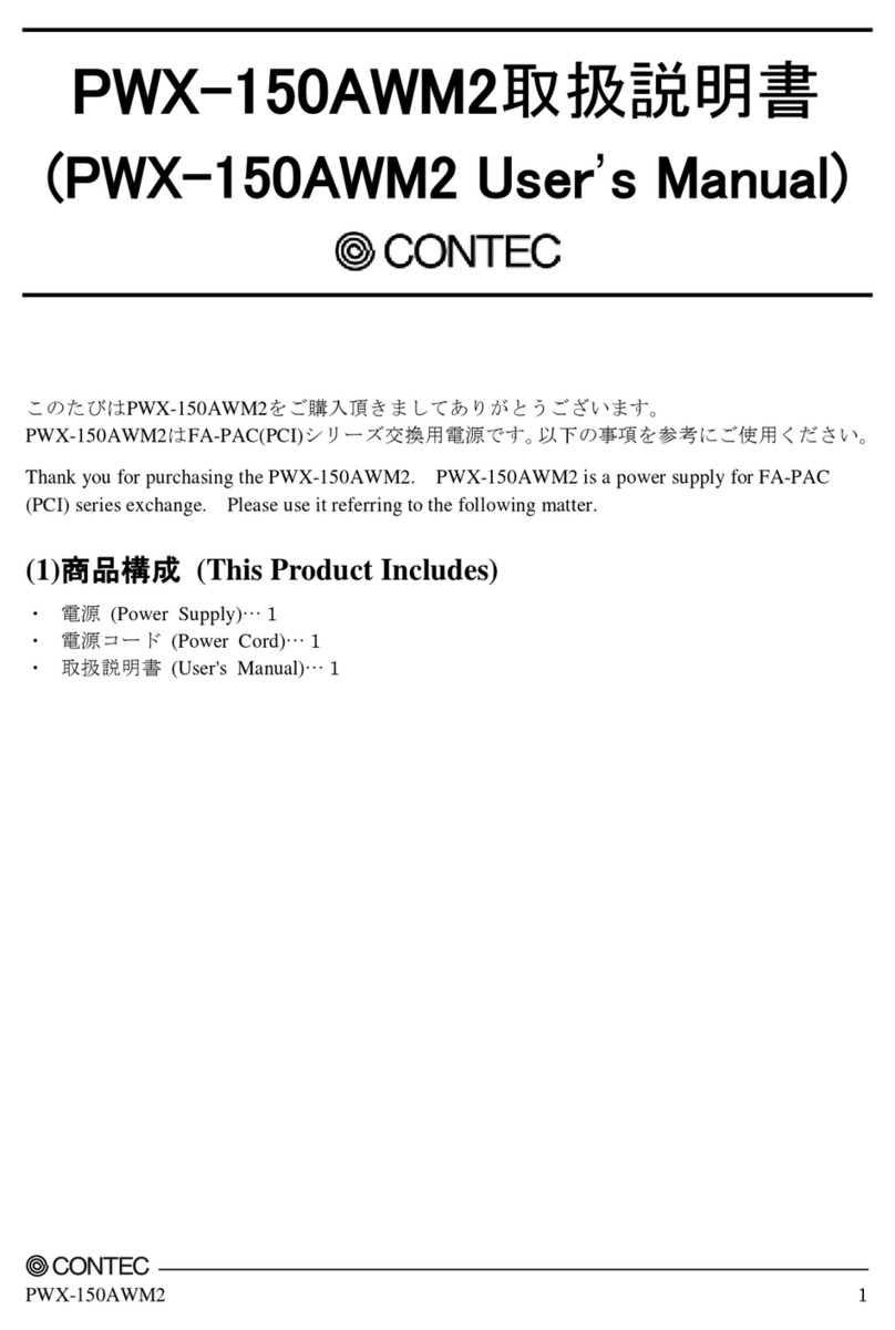 Contec PWX-150AWM2 user manual