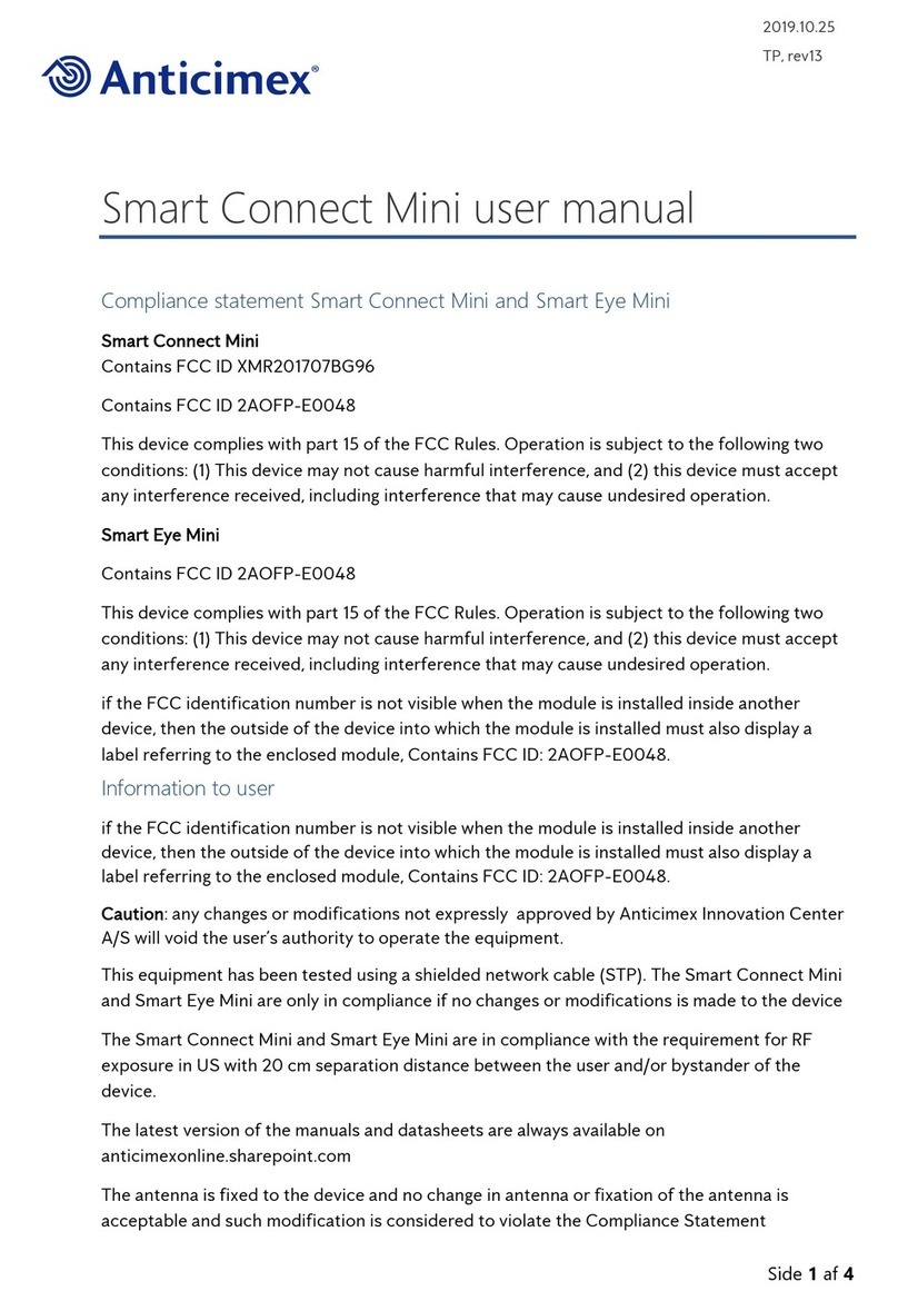 Anticimex Smart Connect Mini user manual Anticimex Smart Connect Mini user manual