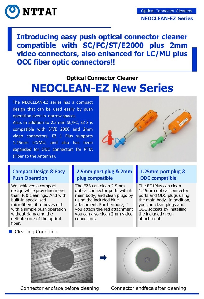 ntt NEOCLEAN-EZ New Series quick start guide ntt NEOCLEAN-EZ New Series quick start guide
