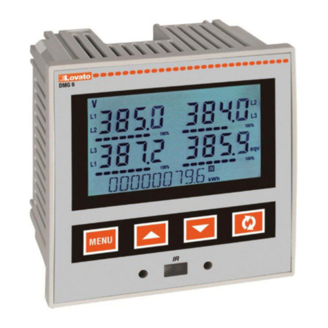 LOVATO ELECTRIC DMG611R Series instruction manual