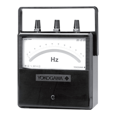 YOKOGAWA 2038 User manual