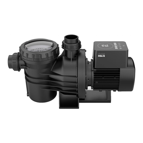 AQUA FORTE GFVS19N Installation & operation manual