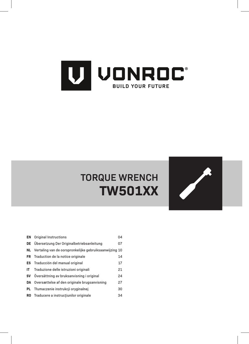VONROC TW501 Series Original instructions