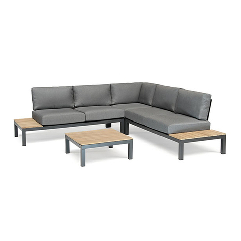 Kettler ELBA Left & Right Loveseat Assembly instructions