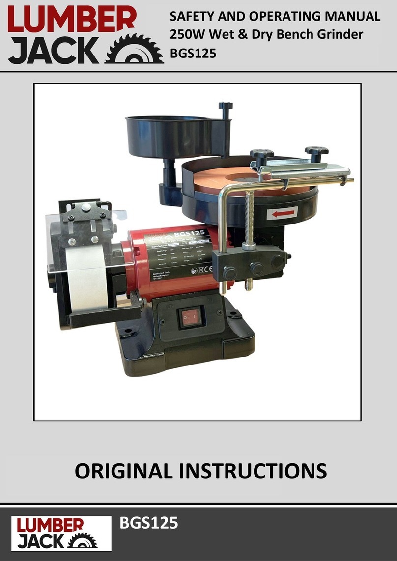 Lumberjack BGS125 Installation manual