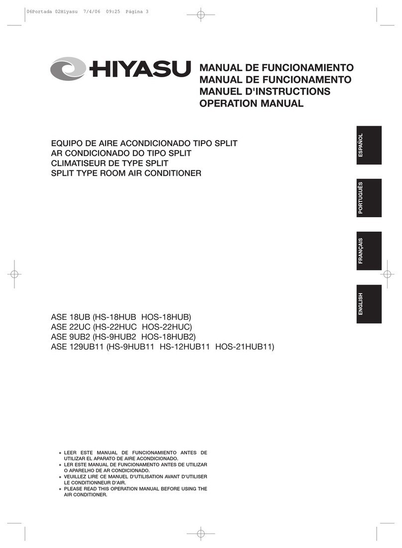 Hiyasu ASE 18UB User manual