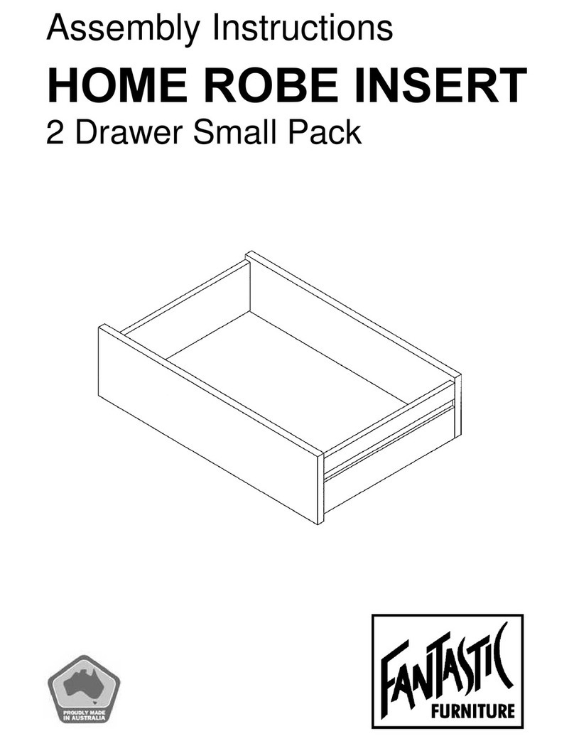 fantastic furniture HOME ROBE INSERT Assembly instructions