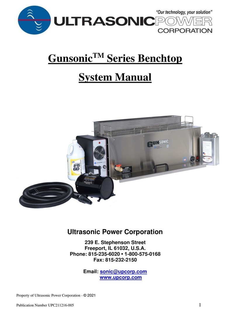 Ultrasonic Gunsonic Series System manual