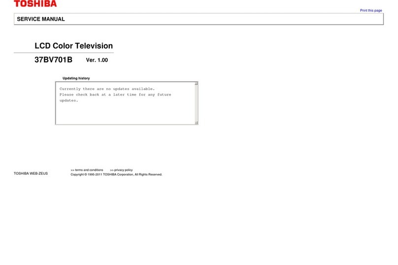 Toshiba 37BV701B User manual