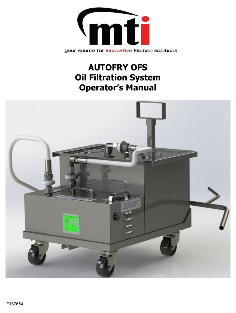 M-TI AUTOFRY OFS Operator's manual