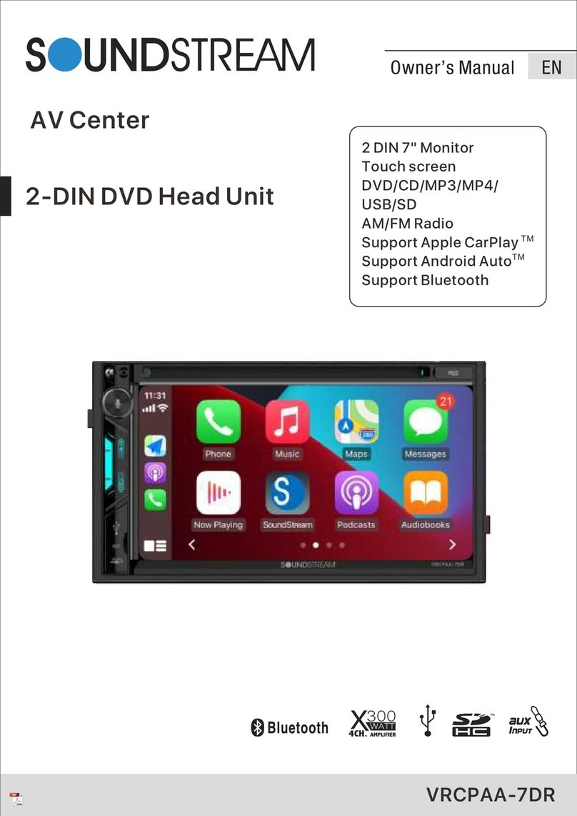 Soundstream VRCPAA-7DR owner's manual