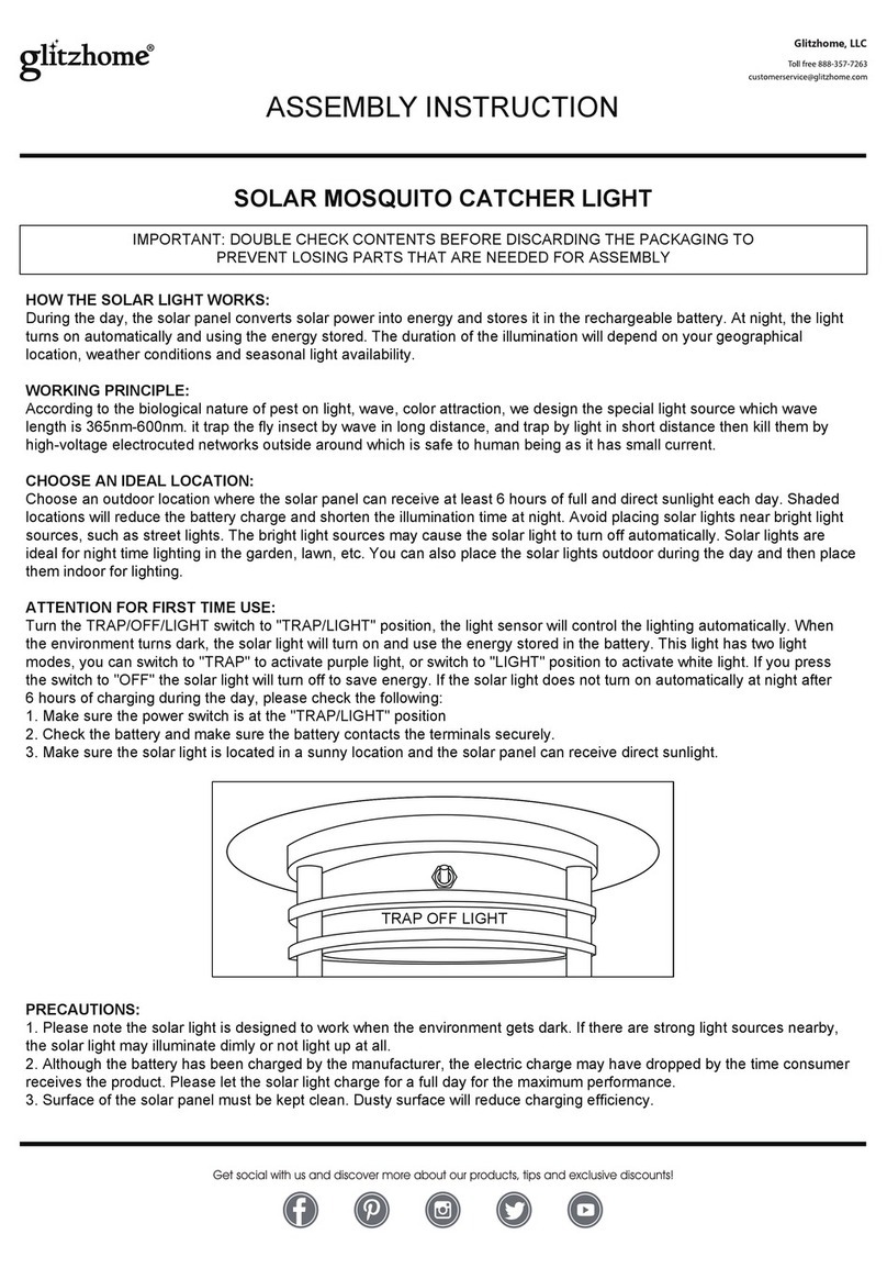 GLITZHOME GH20405 Assembly instruction