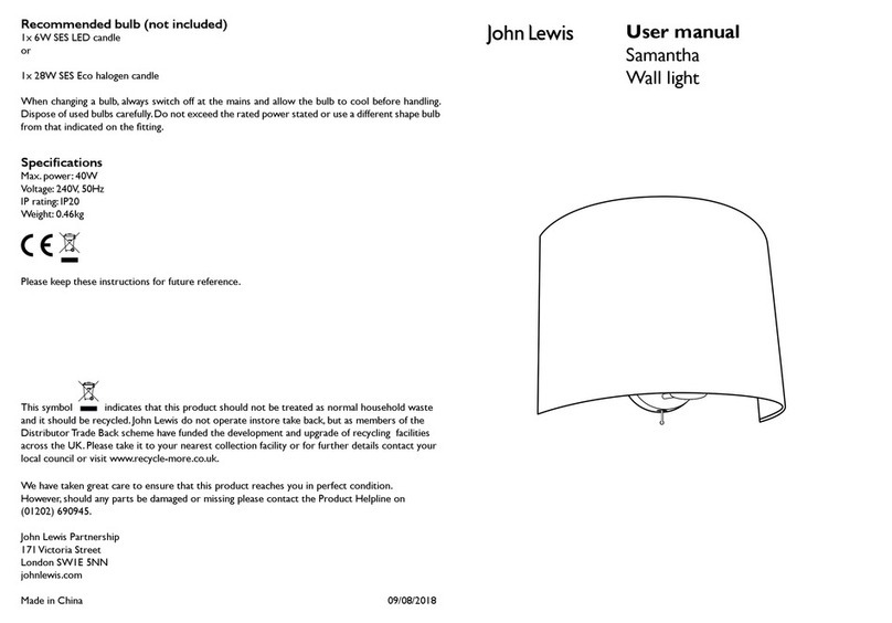 John Lewis Samantha user manual