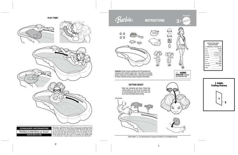 Mattel Barbie M1463 instructions Mattel Barbie M1463 instructions
