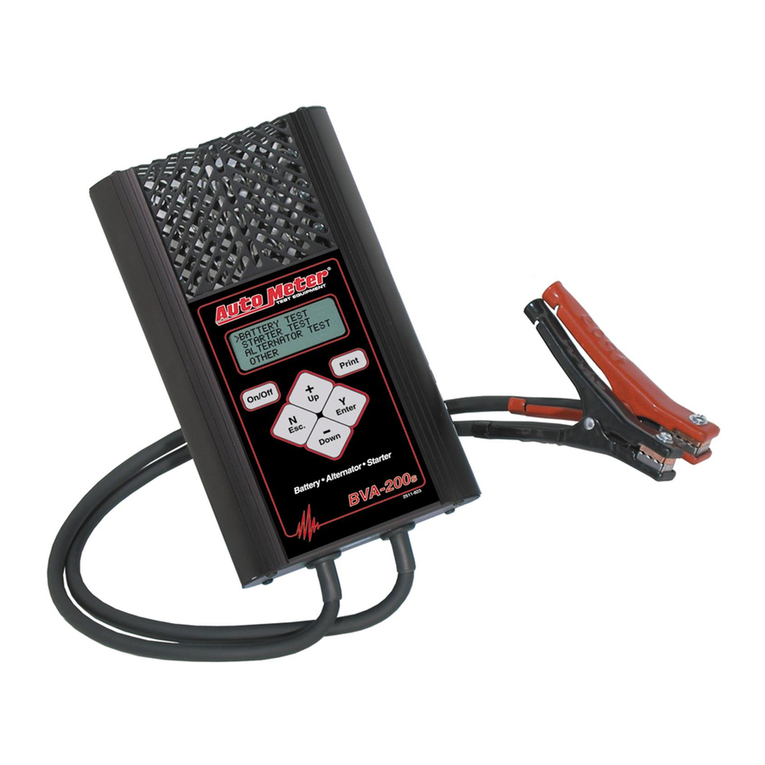 AutoMeter BVA-200s Operator's manual