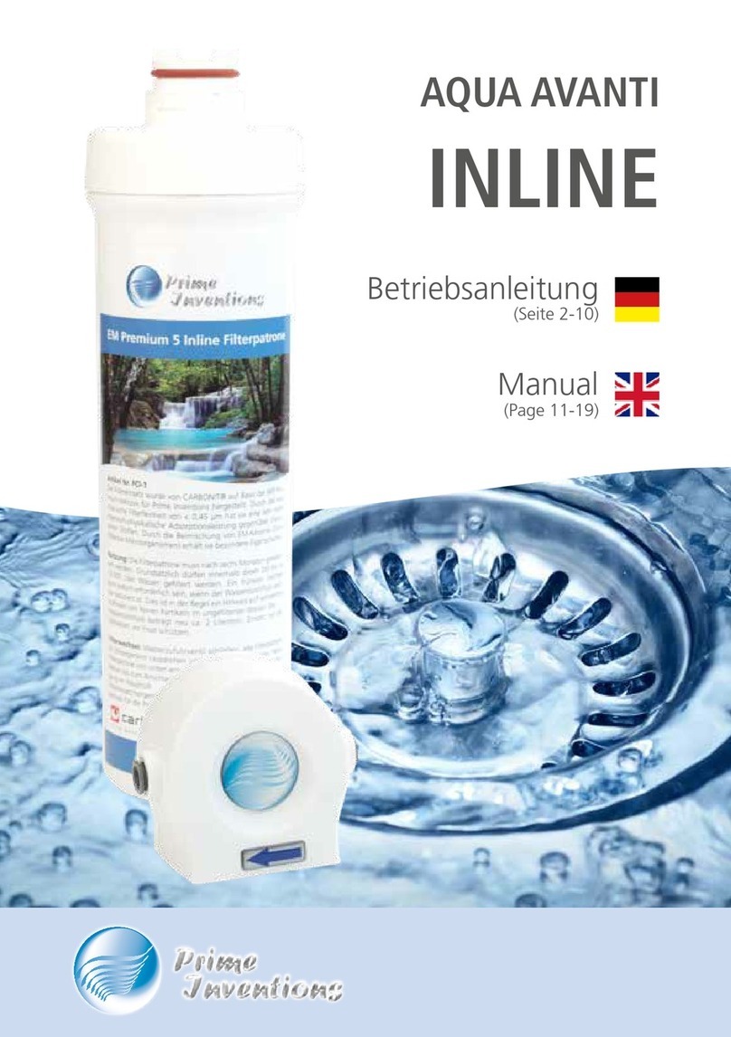 Prime Inventions AquaAvanti Inline manual Prime Inventions AquaAvanti Inline manual