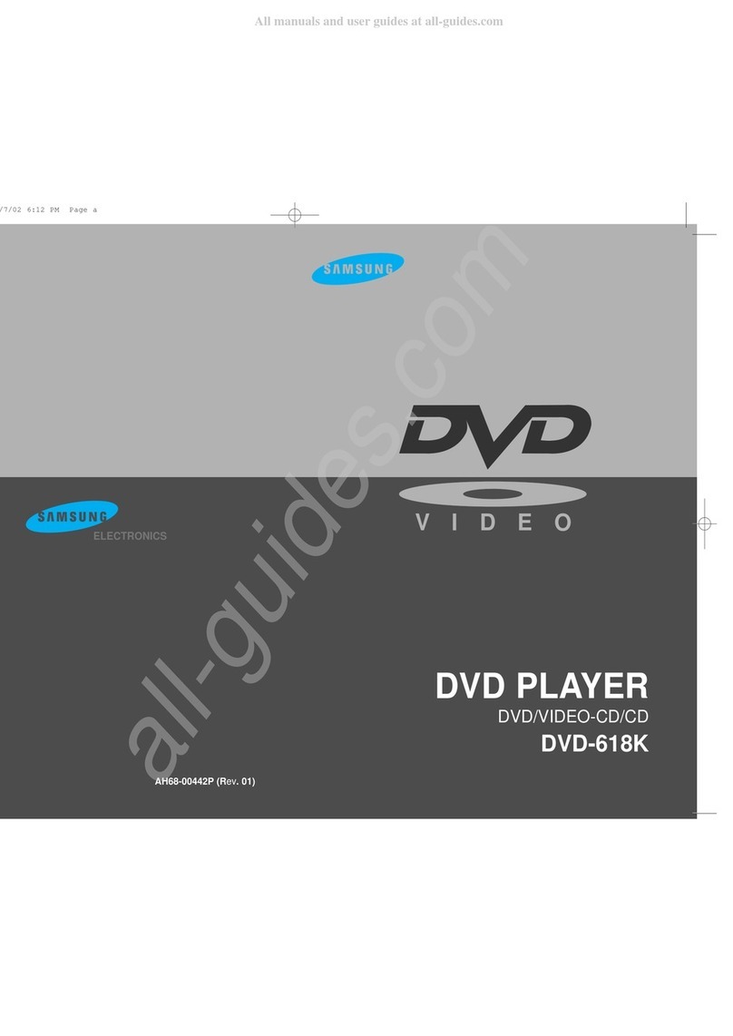 Samsung DVD-618K User manual