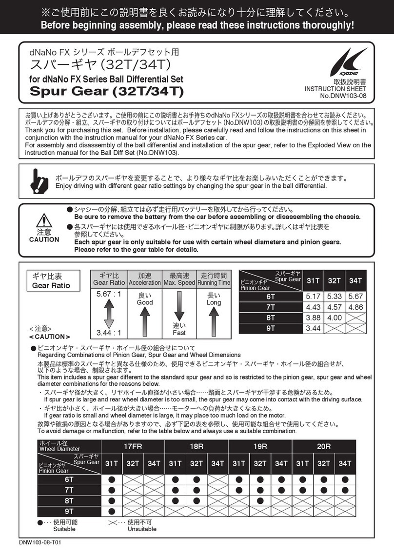 Kyosho 32T User manual