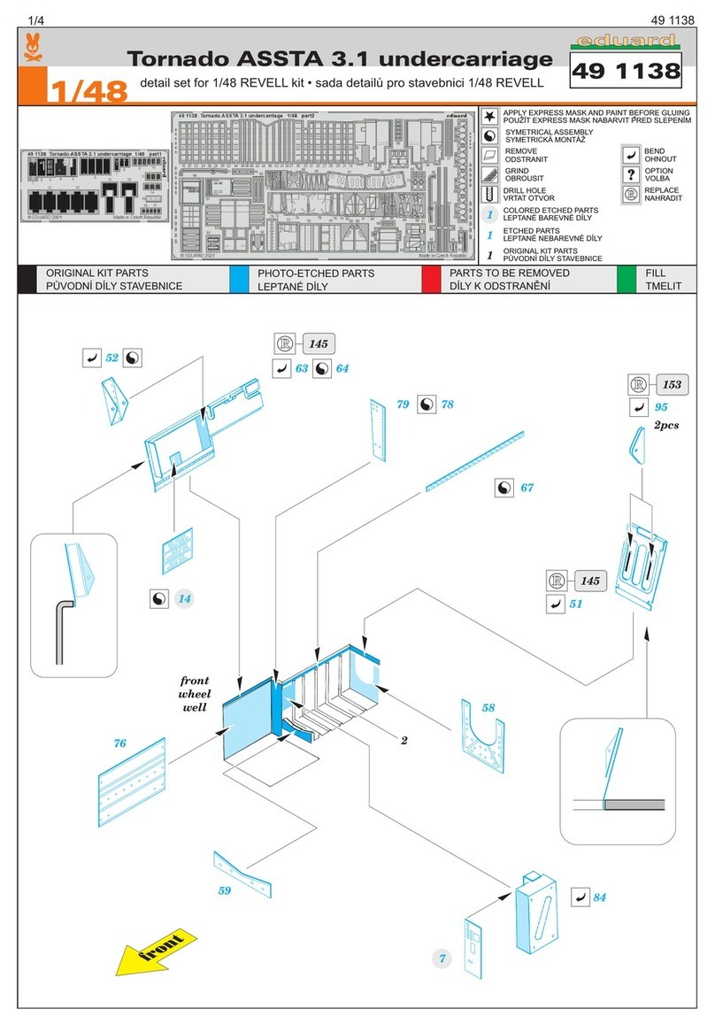 Eduard Tornado ASSTA 3.1 undercarriage Assembly instructions