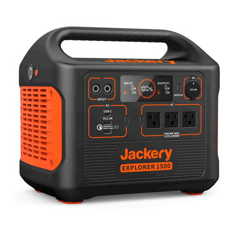 Jackery Explorer 1500 User manual
