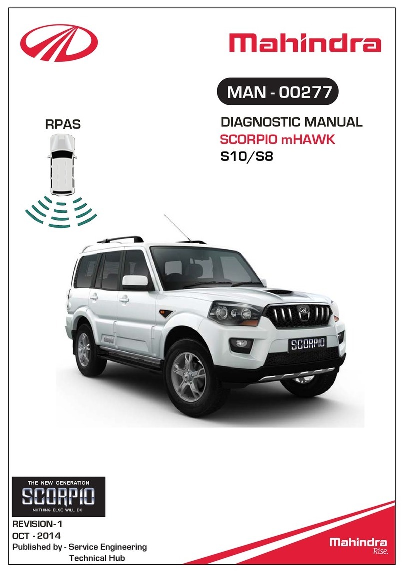 Mahindra SCORPIO MAN-00277 Diagnostic manual