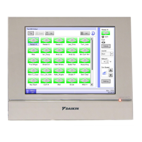 Daikin Intelligent Touch Manager DCM601A71 User manual