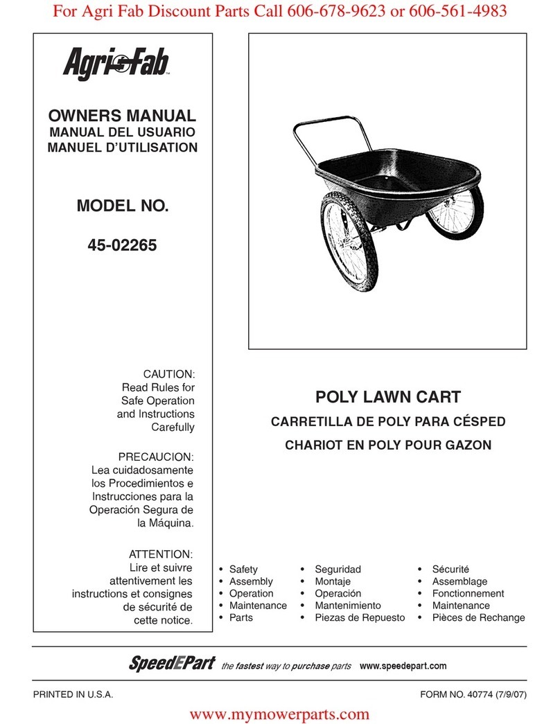Agri-Fab 45-02265 owner's manual Agri-Fab 45-02265 owner's manual