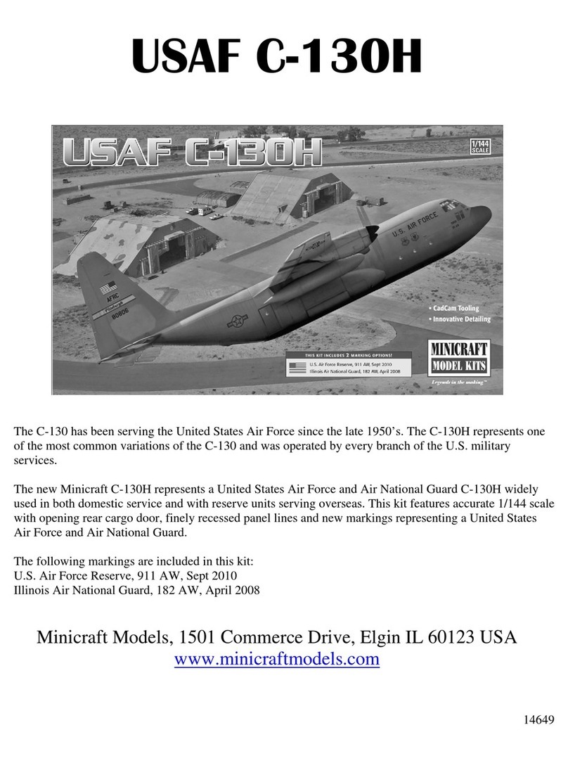 Minicraft Models USAF C-130H Assembly instructions