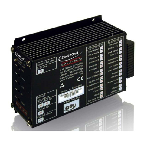 Electro-Craft SCA-LE-30-03 User manual