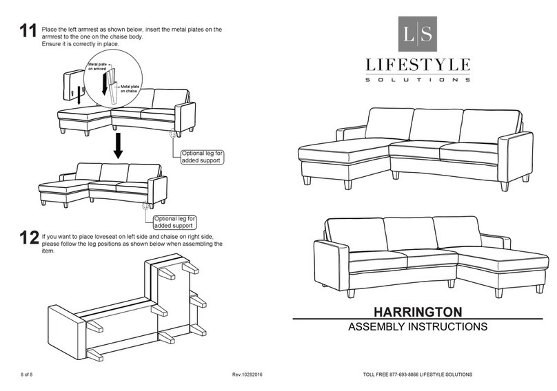 Lifestyle Solutions HARRINGTON User manual Lifestyle Solutions HARRINGTON User manual