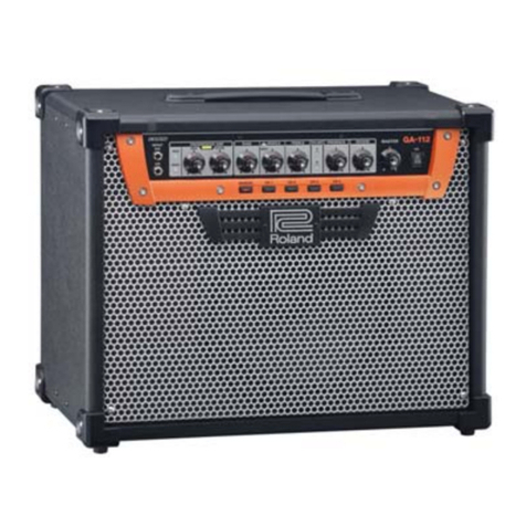 Roland GA-112 Setup guide