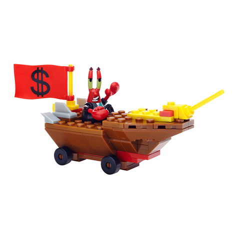 Mega Mega Blocks Nickelodeon SpongeBob SquarePants Mr. Krabs... Instruction