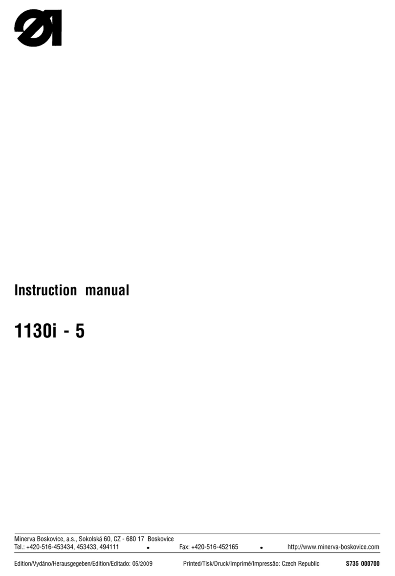 Minerva Boskovice 1130i-5 Series instruction manual