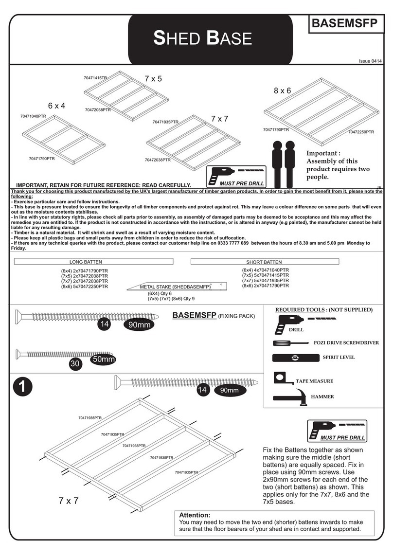 Forest garden BASEMSFP User manual Forest garden BASEMSFP User manual