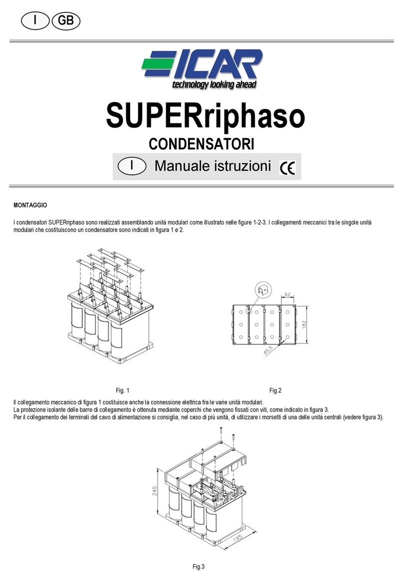 Icar SUPERriphaso instruction manual