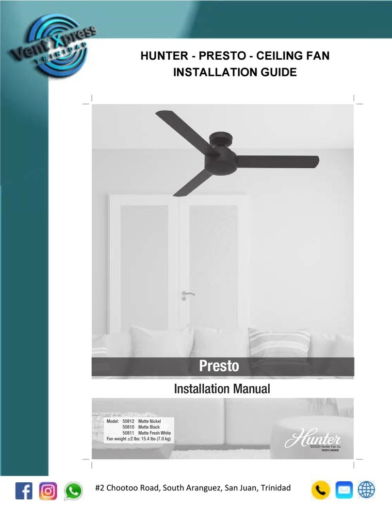 Hunter Presto installation guide