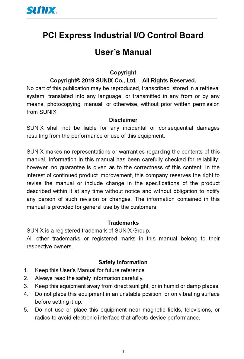 Sunix SDC4880B user manual