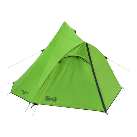 Coleman X-CURSION TEPEE/210 Handling and Assembly Guide