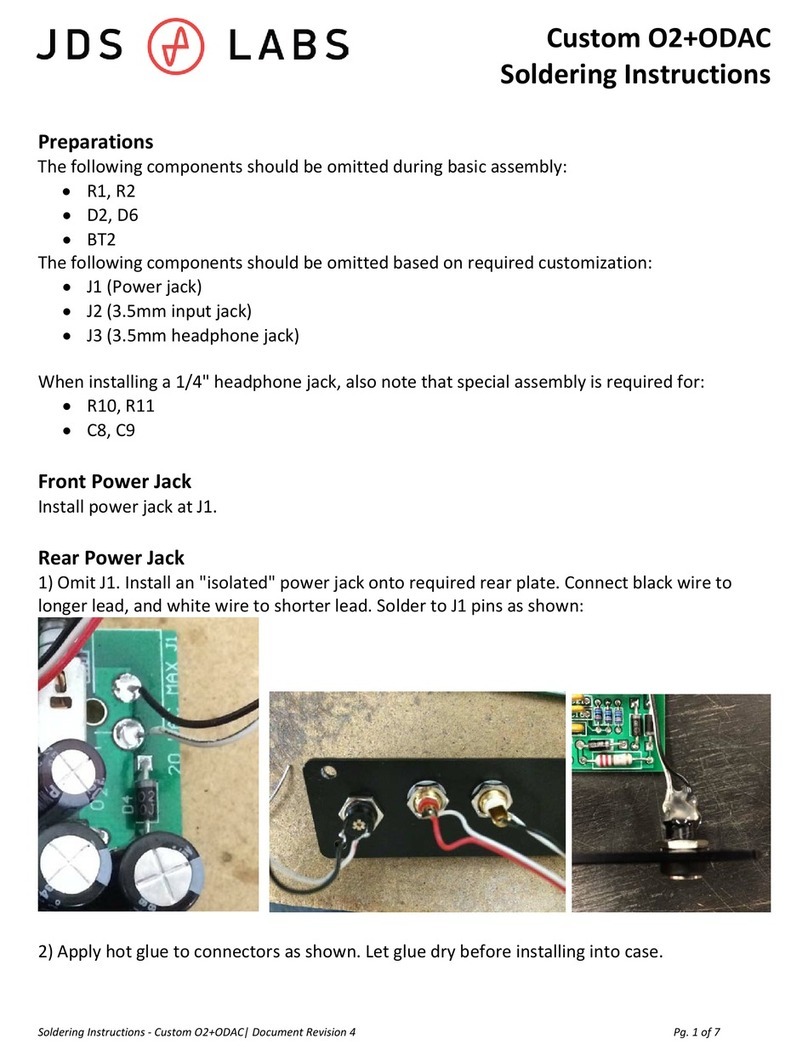 JDS Labs Custom O2+ODAC User manual