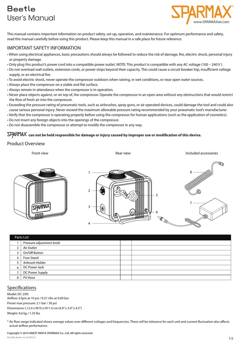 Sparmax Beetle VDC-2 user manual