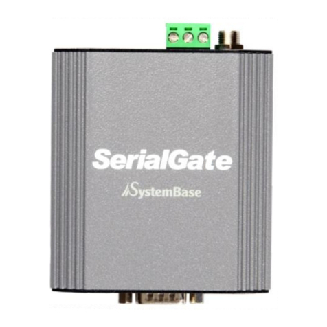SystemBase SerialGate 2000 Series User manual SystemBase SerialGate 2000 Series User manual
