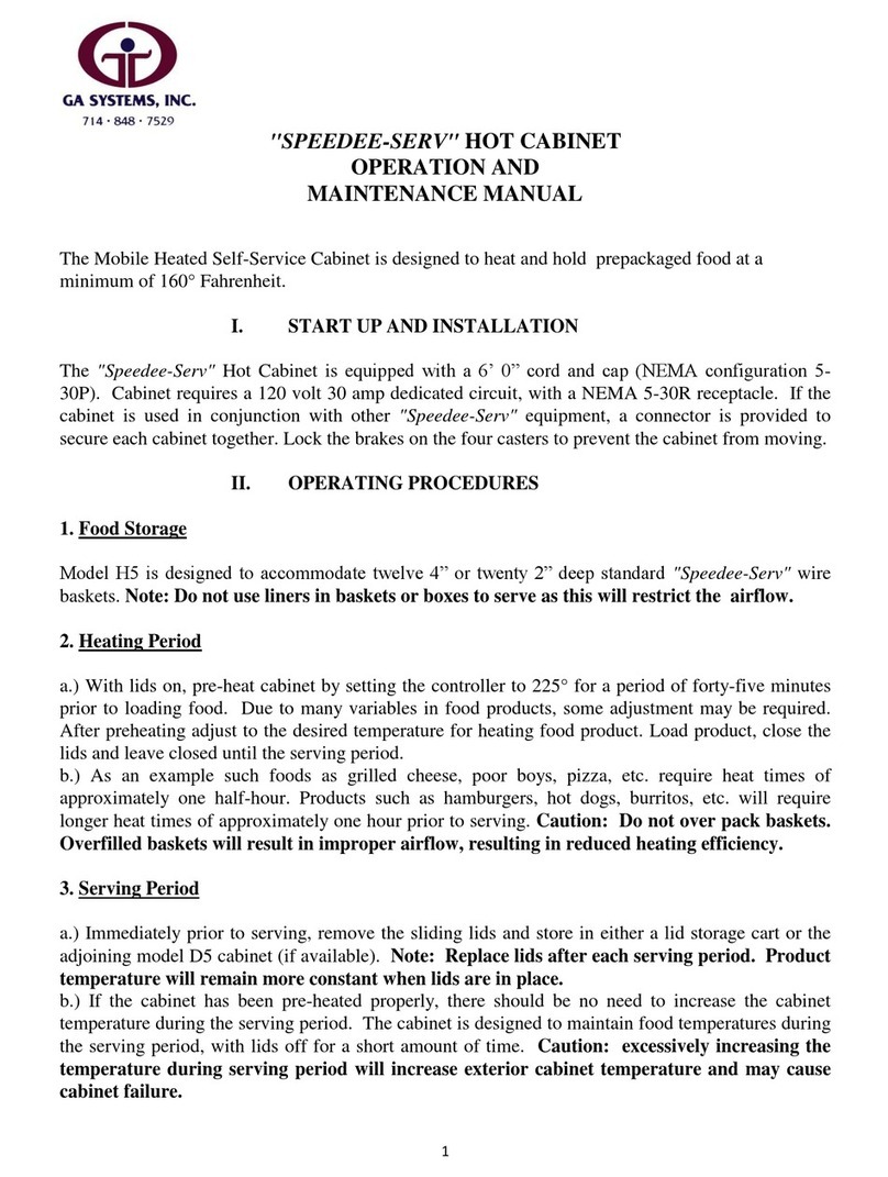 GA SPEEDEE-SERV Operation and maintenance manual