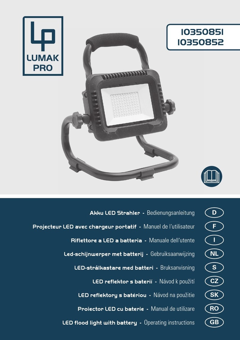Hornbach LUMAK PRO 10350851 operating instructions