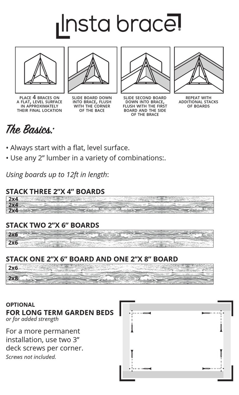 Gardeners Insta brace 8599321 quick start guide Gardeners Insta brace 8599321 quick start guide