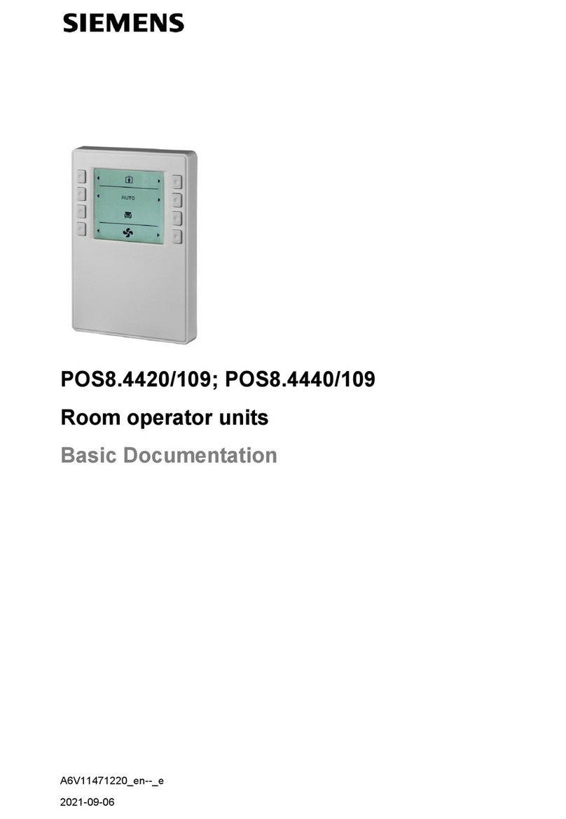 Siemens POS8.4420/109 Basic documentation